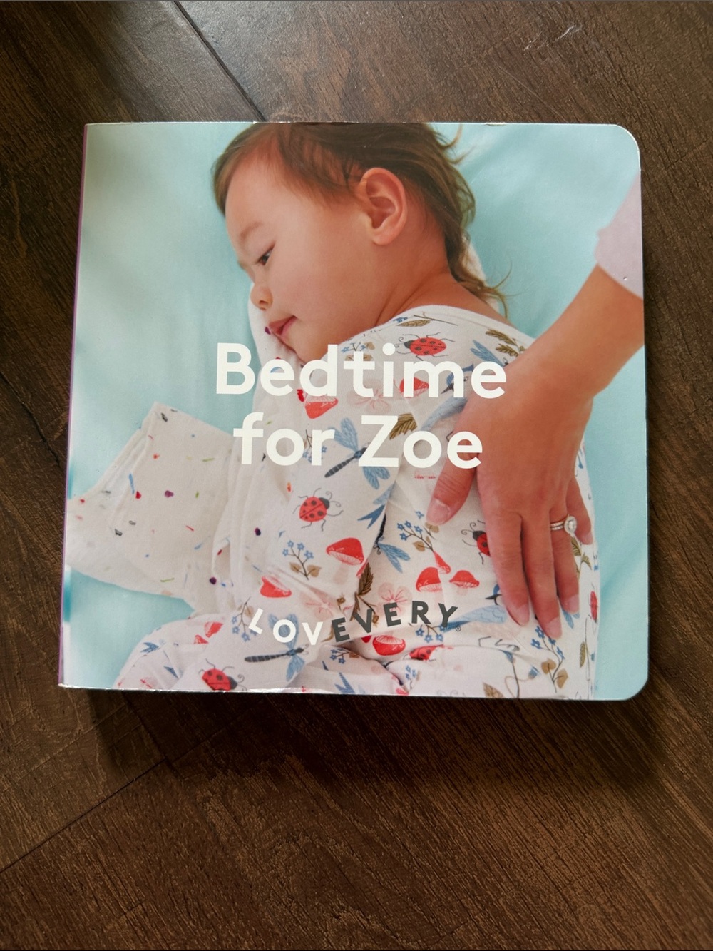 Lovevery Bedtime for Zoe Board Book - Blue & White
